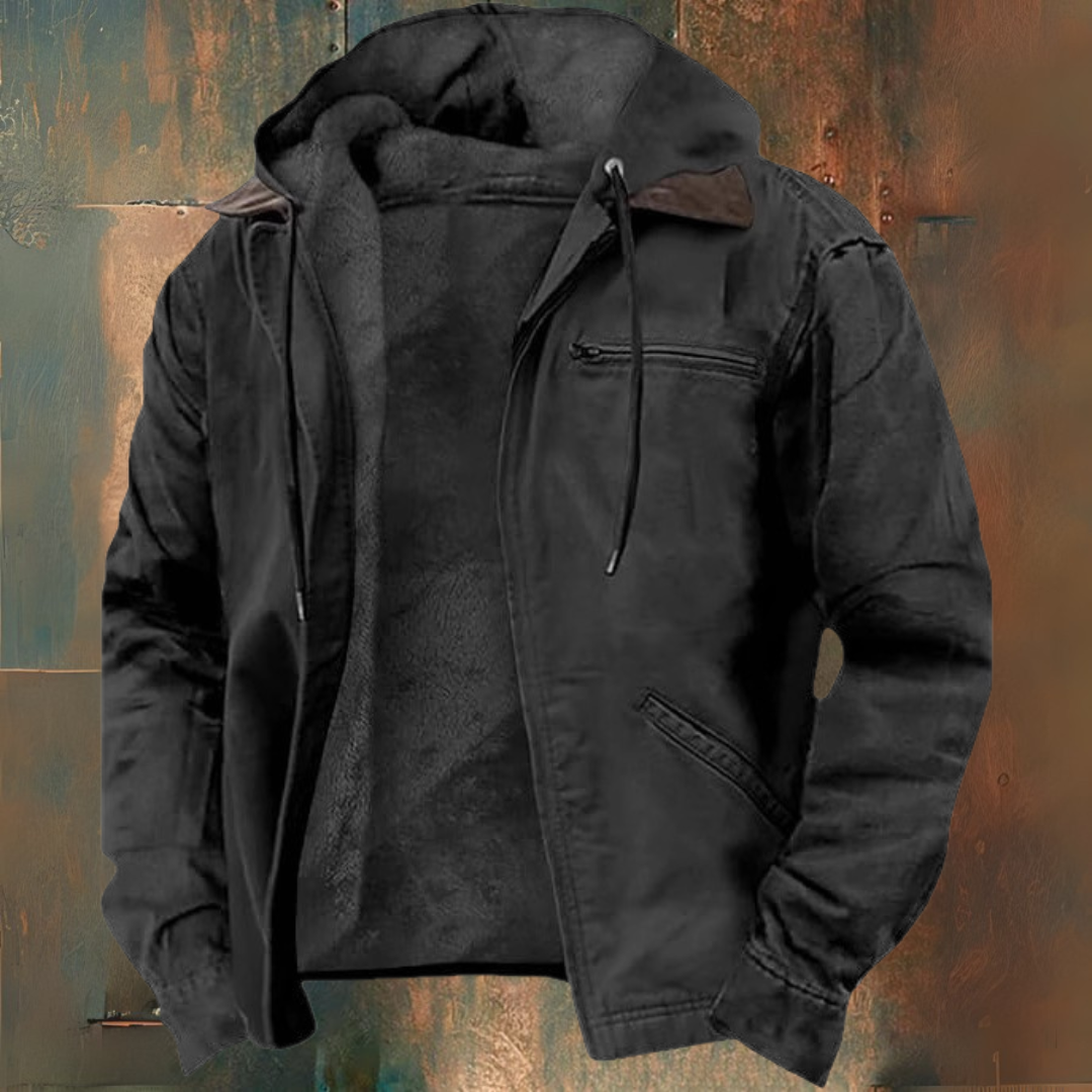 Warm Hooded Coat for Men