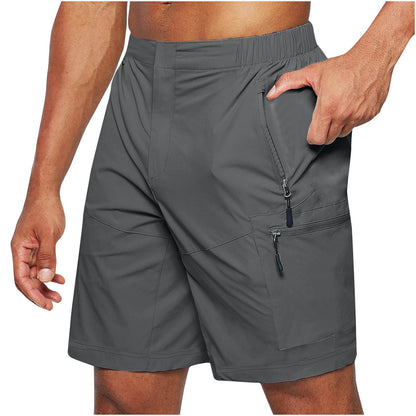 Practical Men's Cargo Shorts for Outdoor Use