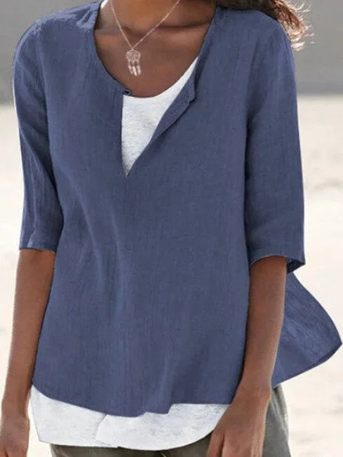 Relaxed Fit Loose Summer Top