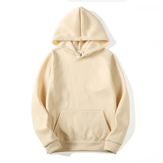 Classic Casual Hooded Sweatshirt with Pockets