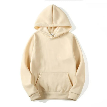 Classic Casual Hooded Sweatshirt with Pockets