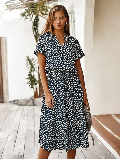 Stylish Casual Knee Length Dress for Ladies - ModishWorld