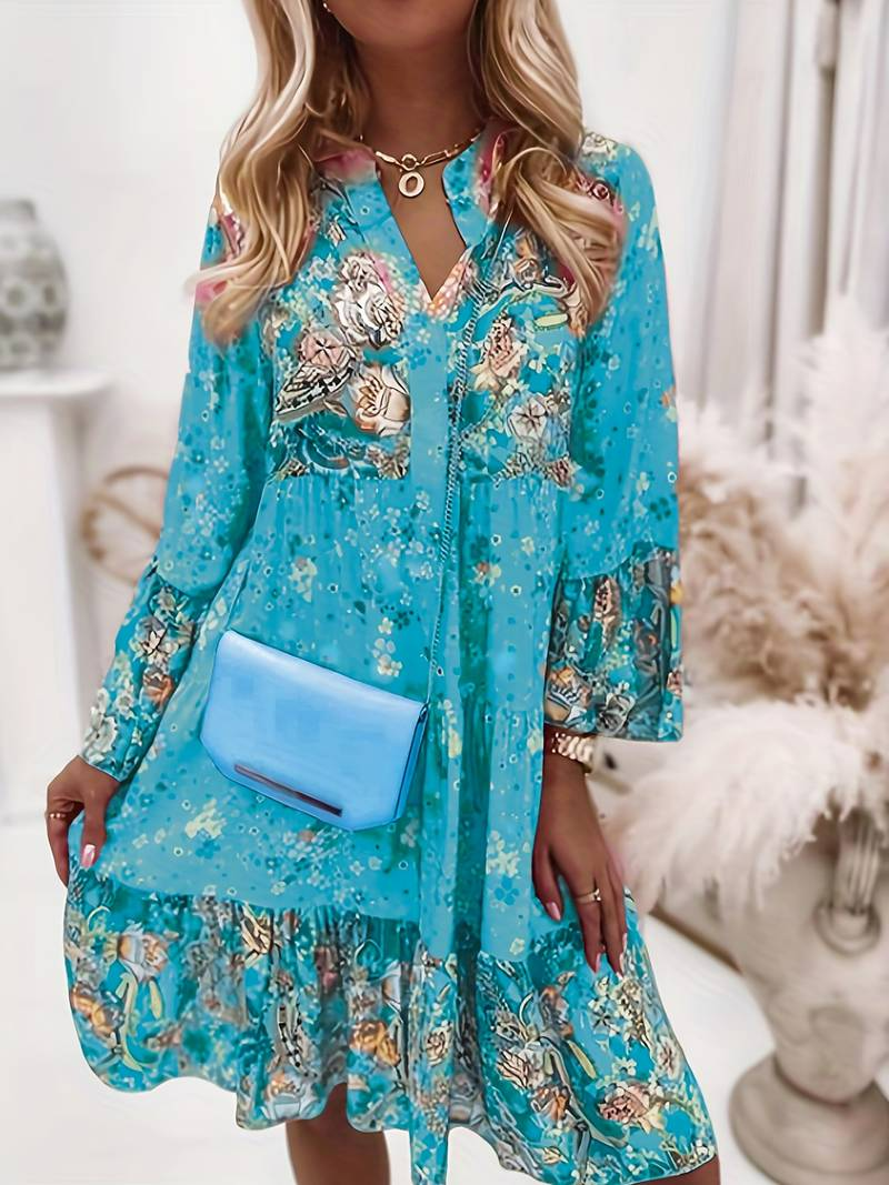 Beautiful Floral Maxi Summer Dress