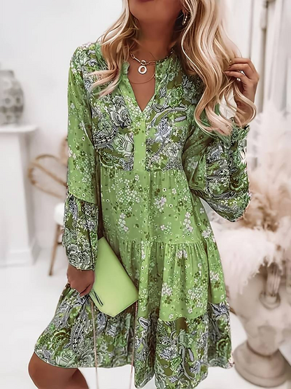 Beautiful Floral Maxi Summer Dress