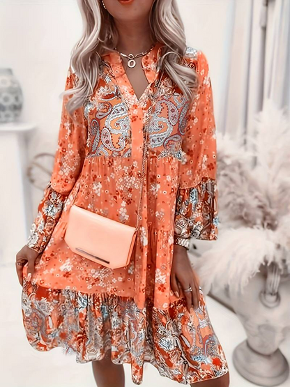 Beautiful Floral Maxi Summer Dress