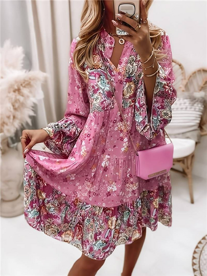 Beautiful Floral Maxi Summer Dress - ModishWorld