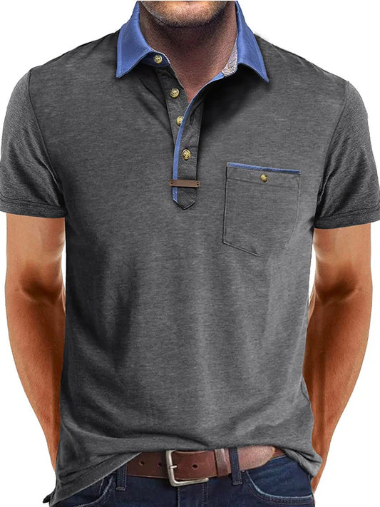 Casual Breathable Golf Polo Shirt - ModishWorld