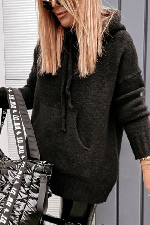 Women's Cozy Hooded Sweatshirt with Functional Pockets - ModishWorld