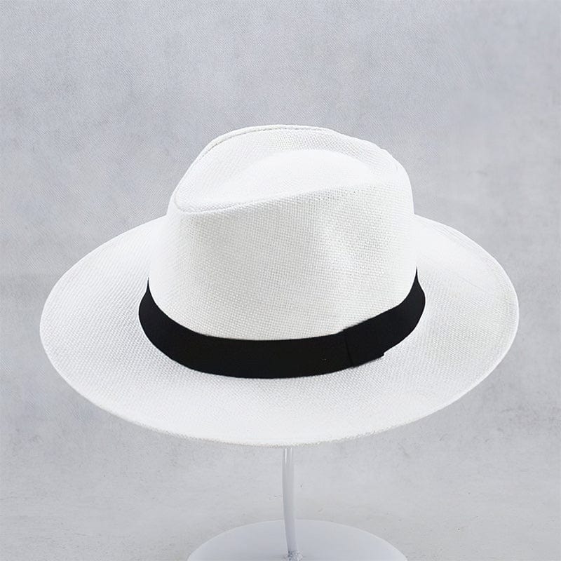 Natural Fiber Summer Sun Hat - Handwoven Straw Travel Hat