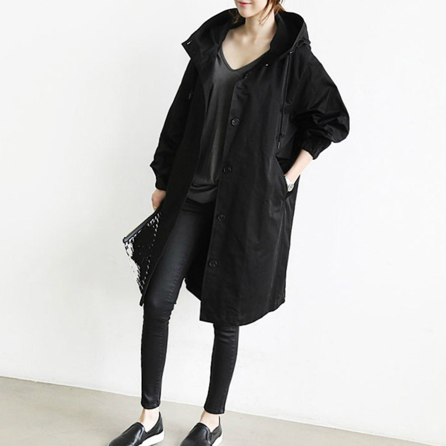 Women's Waterproof Trench Coat Elegant Style - ModishWorld