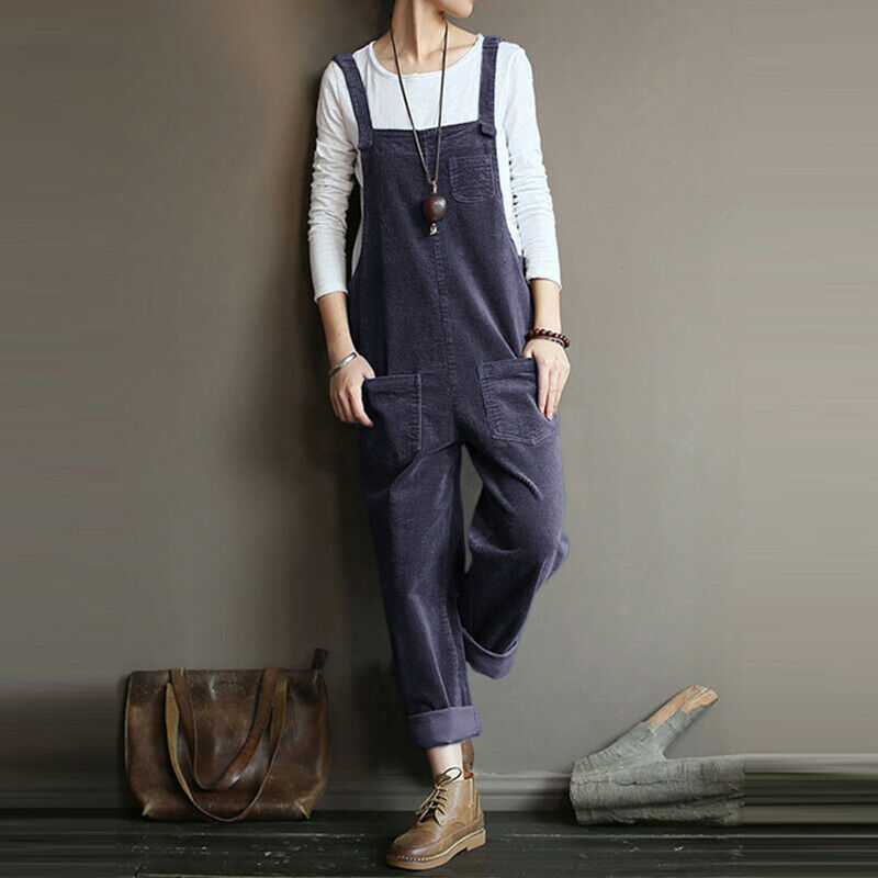 Classic Comfortable Women's Corduroy Overalls
