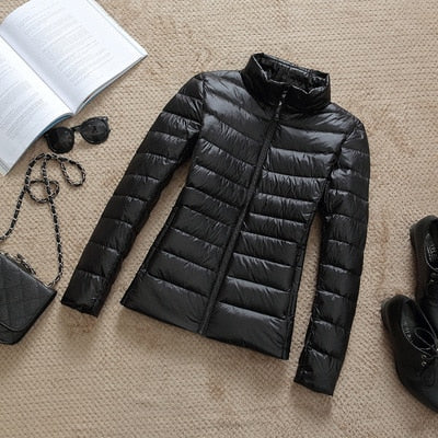 Warm Women's Padded Parka Coat