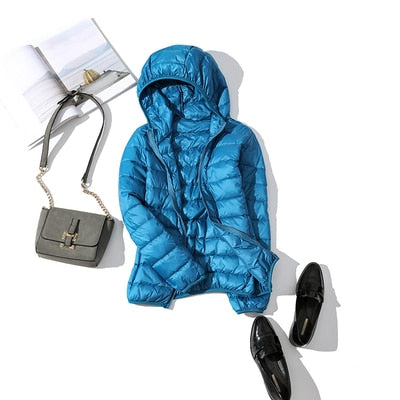 Warm Women's Padded Parka Coat