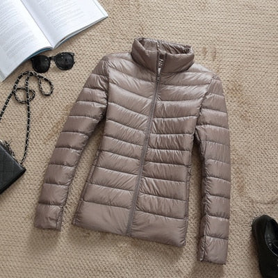 Warm Women's Padded Parka Coat