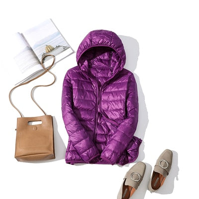 Warm Women's Padded Parka Coat