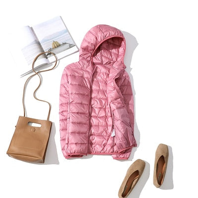 Warm Women's Padded Parka Coat