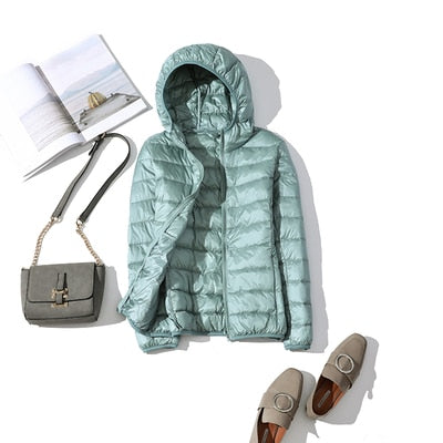 Warm Women's Padded Parka Coat