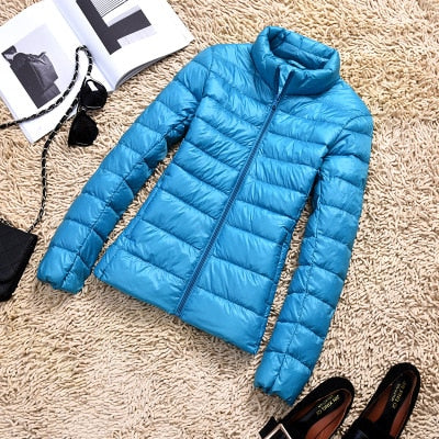 Warm Women's Padded Parka Coat