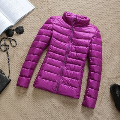 Warm Women's Padded Parka Coat