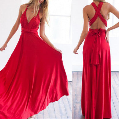 Versatile Long Sleeve Maxi Dress for Ladies