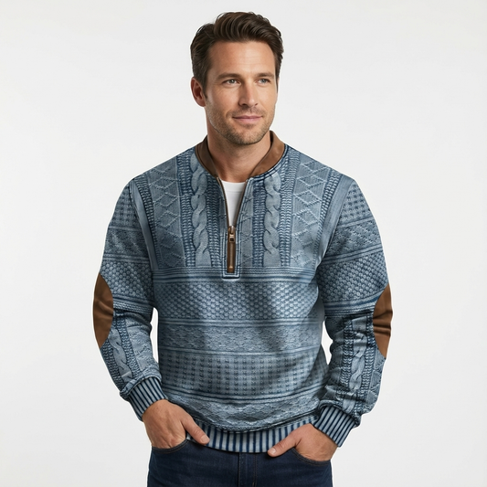 Warm Crew Neck Woolen Sweater for Men - ModishWorld