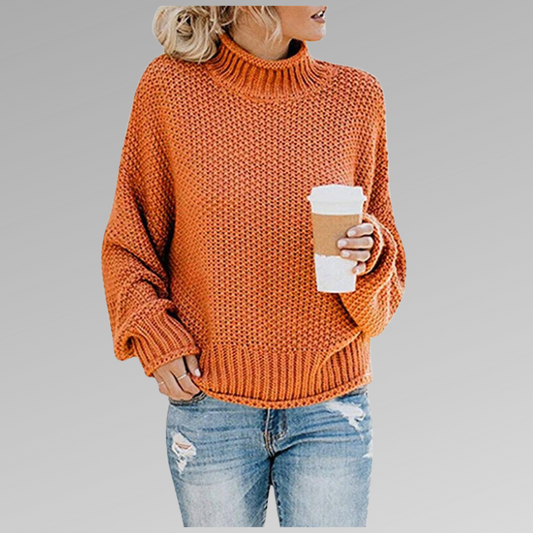 Warm High Neck Winter Sweater - ModishWorld