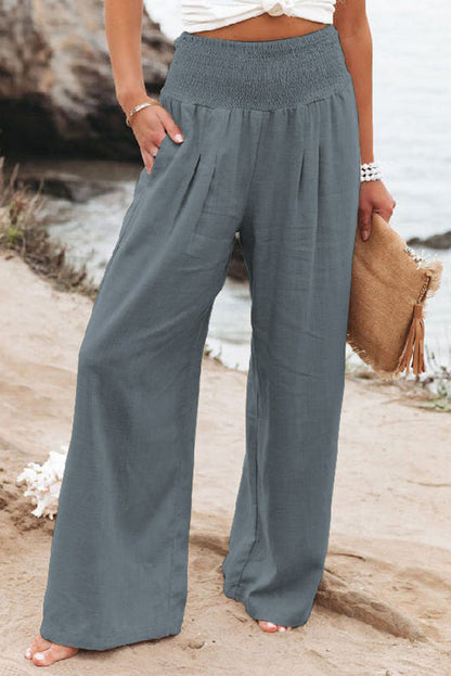 Relaxed Fit Women's Linen Pants