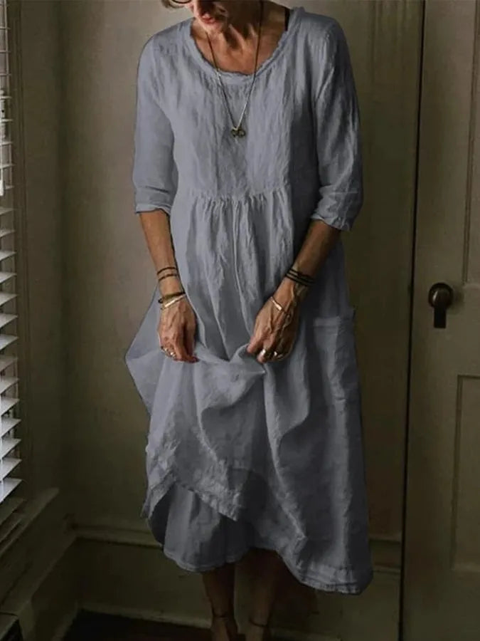 Relaxed Fit Casual Summer Dress for Ladies