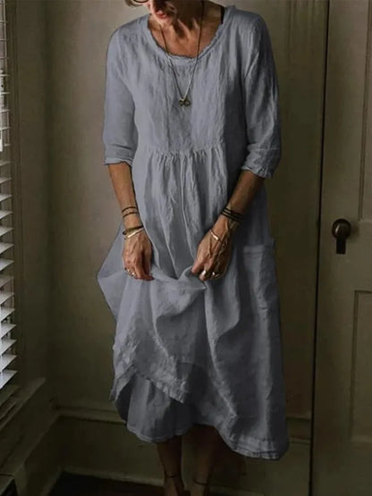 Relaxed Fit Casual Summer Dress for Ladies