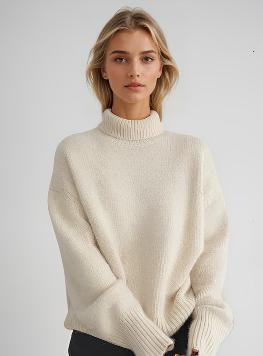 Warm Women's Wool Crew Neck Winter Sweater - ModishWorld