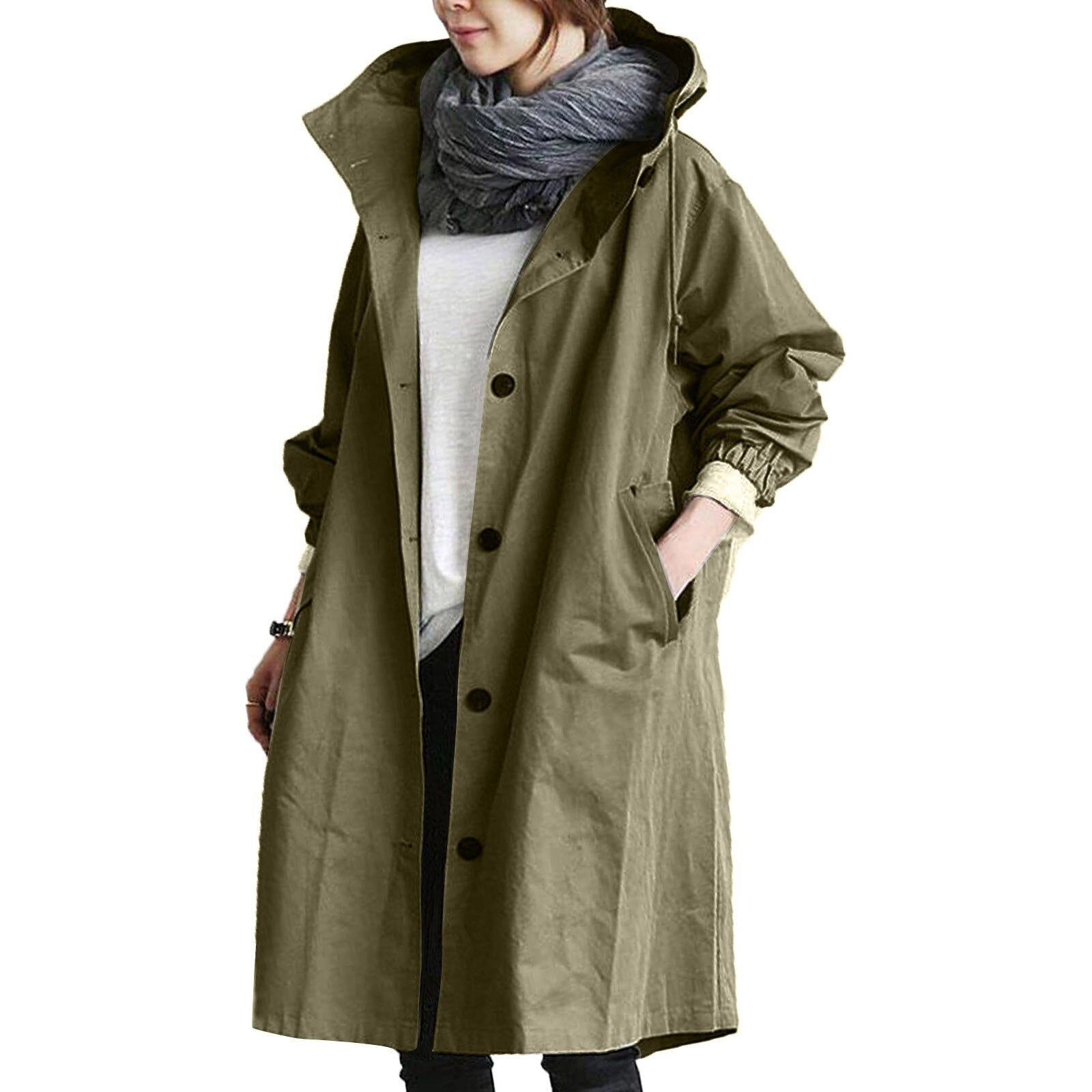 Waterproof Women's Parka Coat - Classic Oversized Style - ModishWorld