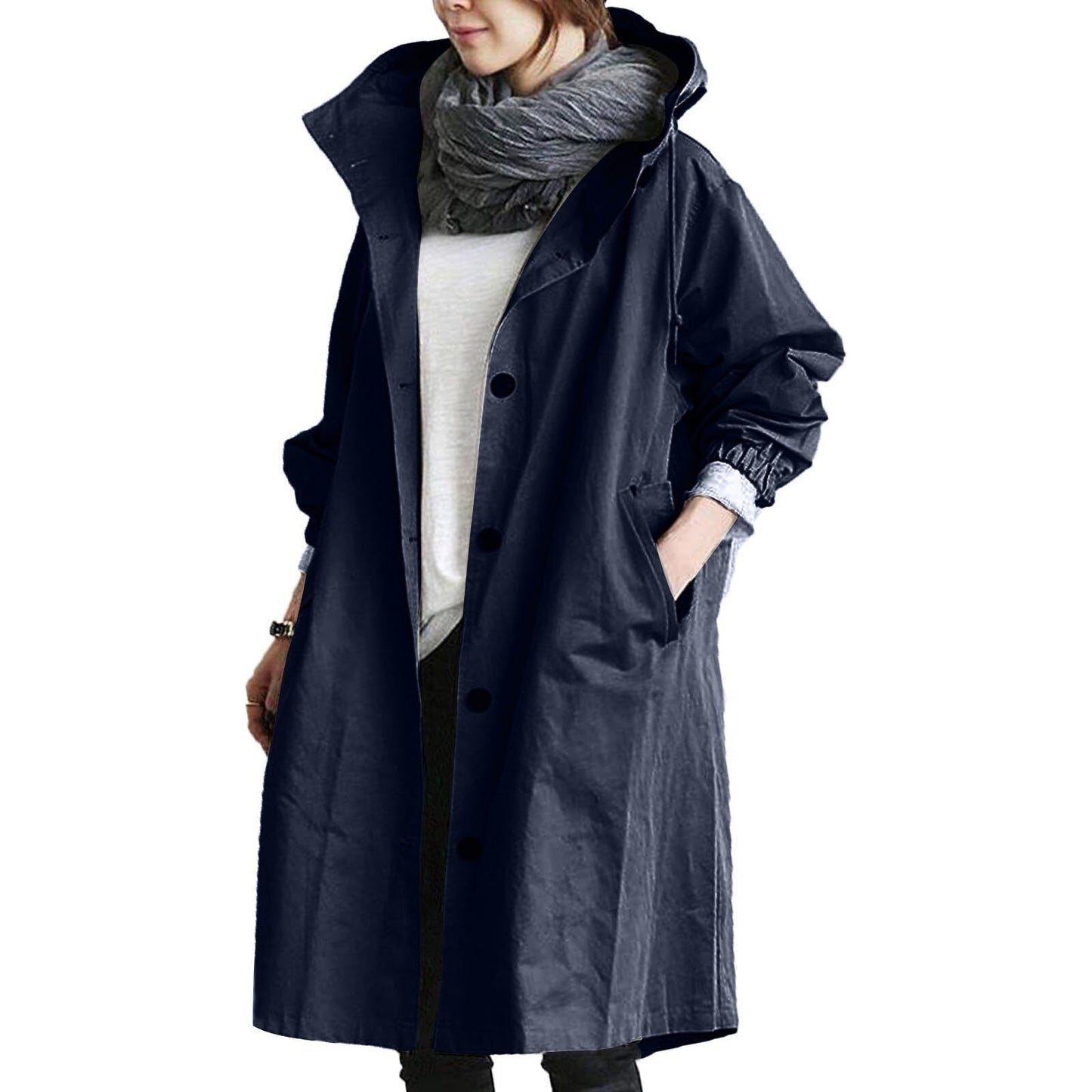 Waterproof Women's Parka Coat - Classic Oversized Style