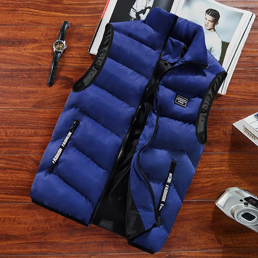 Warm Men's Winter Vest Jacket - ModishWorld