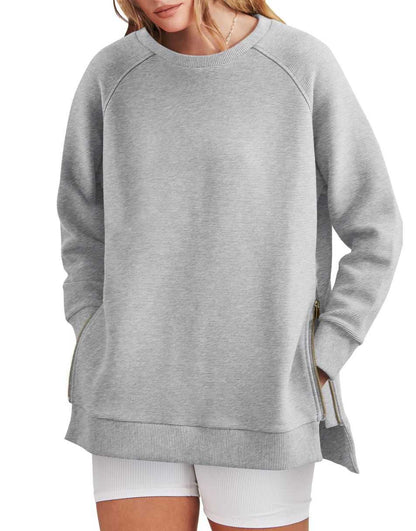 Ladies' Fleece Jacket - Zip Sides with Soft Texture - ModishWorld