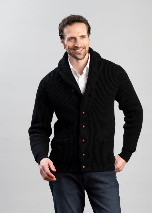 Warm Mens Knitted Winter Cardigan Sweater - ModishWorld