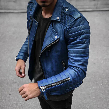 Classic Stylish Mens Leather Jacket