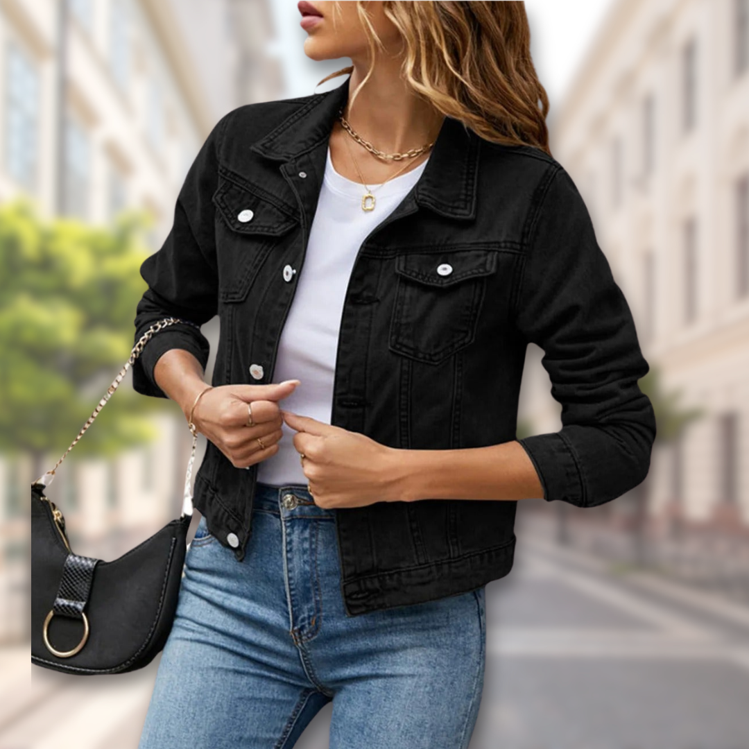 Fashionable Ladies Button Front Coat