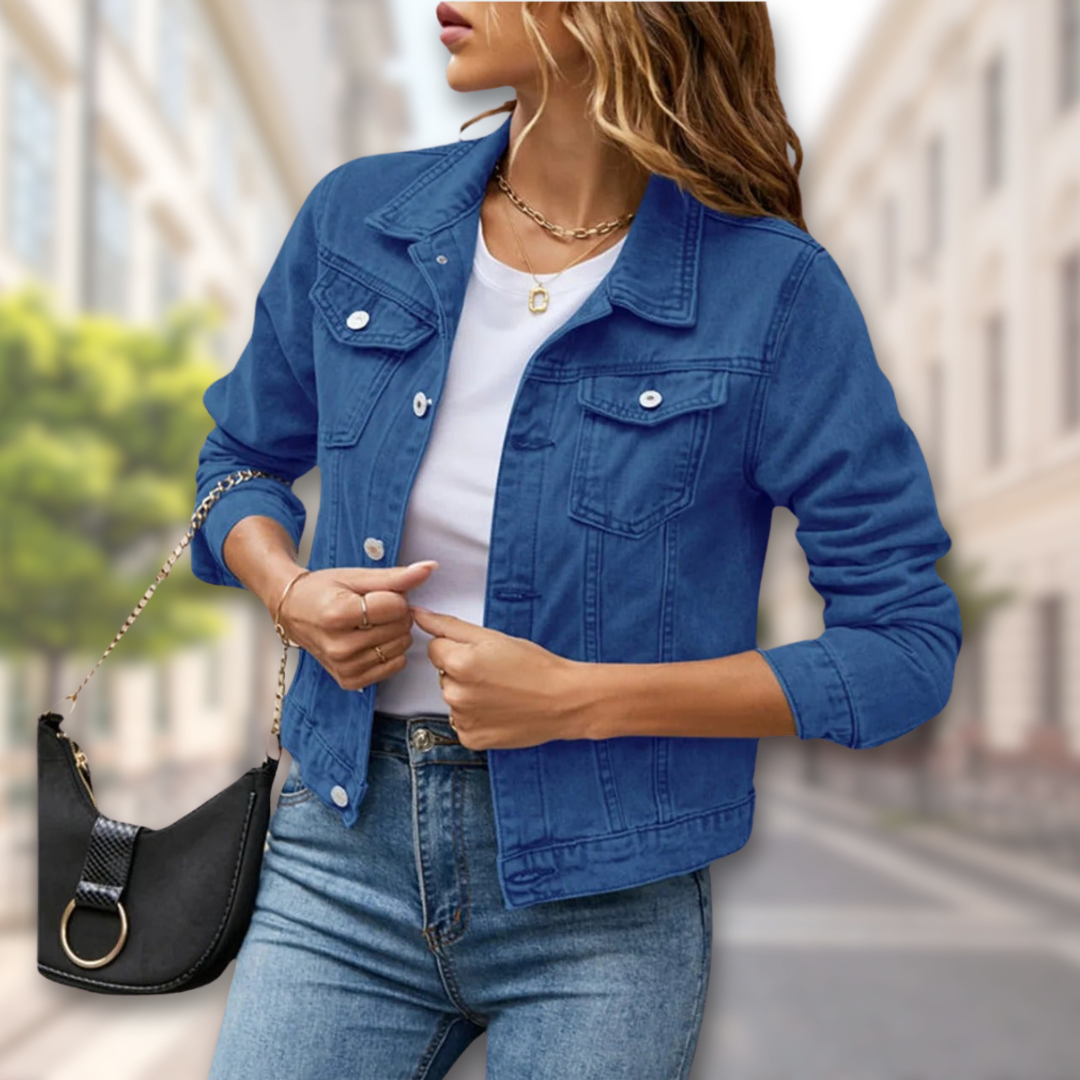 Fashionable Ladies Button Front Coat