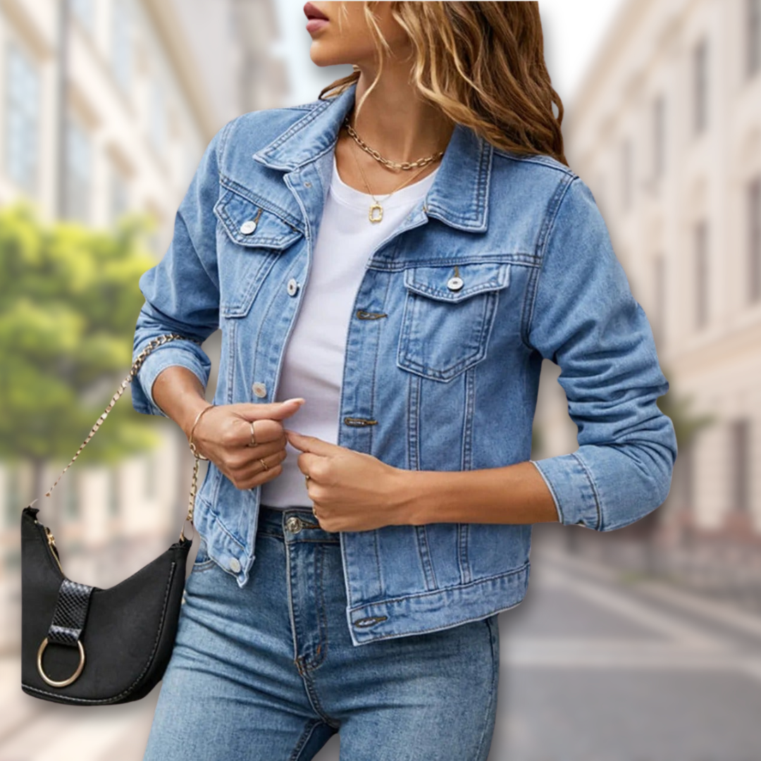 Fashionable Ladies Button Front Coat