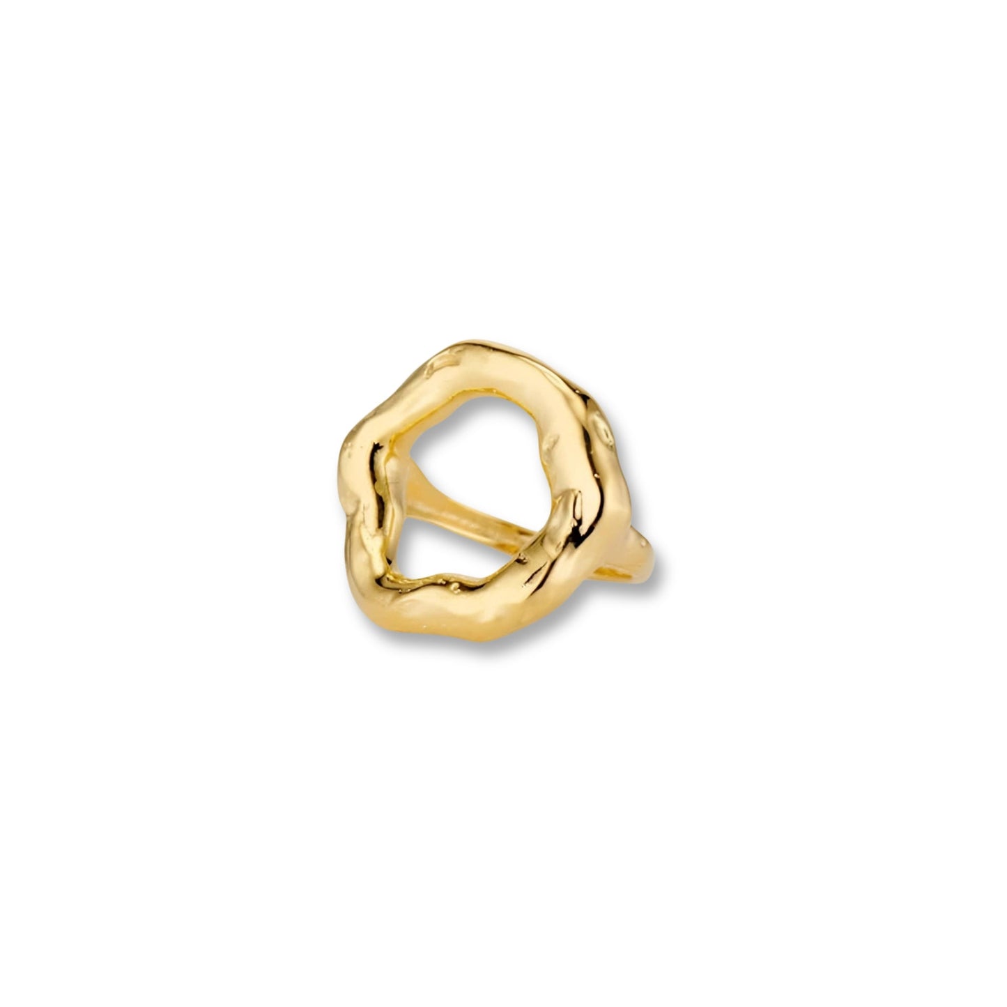 Bold Open Center Gold Ring
 - ModishWorld