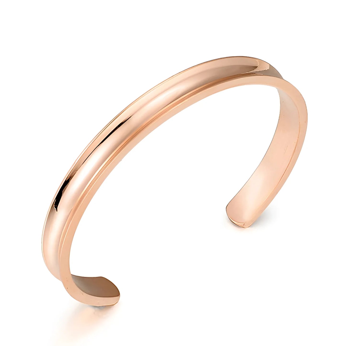 Hypoallergenic Minimalist Bangle Set: Adjustable Rose Gold, Silver, and Gold
 - ModishWorld