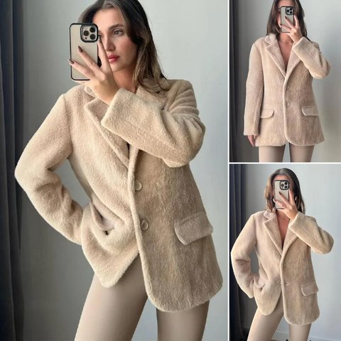 Stylish Plush Coat by ModishWorld
 - ModishWorld