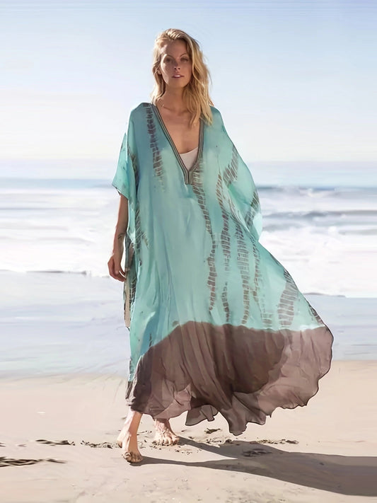 Women's Lightweight Ombre Beach Kaftan
 - ModishWorld