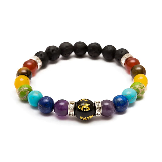 Bracelet with Natural Healing Crystals for Chakra Balancing and Meditation
 - ModishWorld