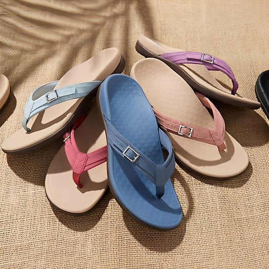 Women's Adjustable Buckle Sandals: Comfortable Summer Flip-Flops
 - ModishWorld