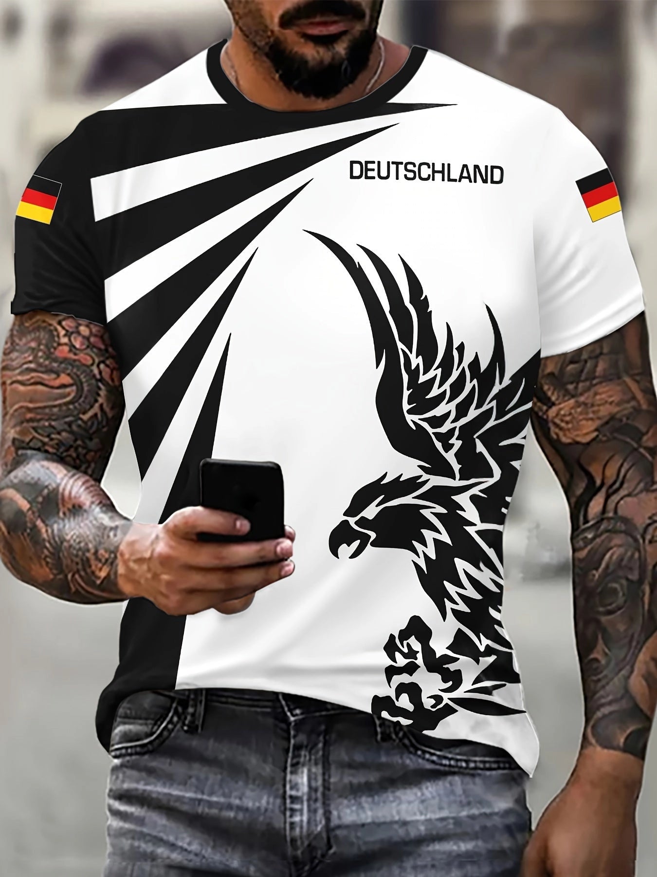 German Eagle Soccer Fan T-Shirt
 - ModishWorld
