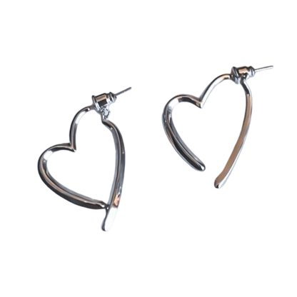 Luxury Gold Heart Earrings: Elegant Statement Jewelry for Women
 - ModishWorld