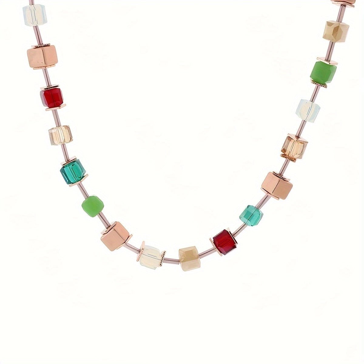 Stylish Multicolored Gemstone Choker Necklace:  A Trendy, Luxurious Design
 - ModishWorld