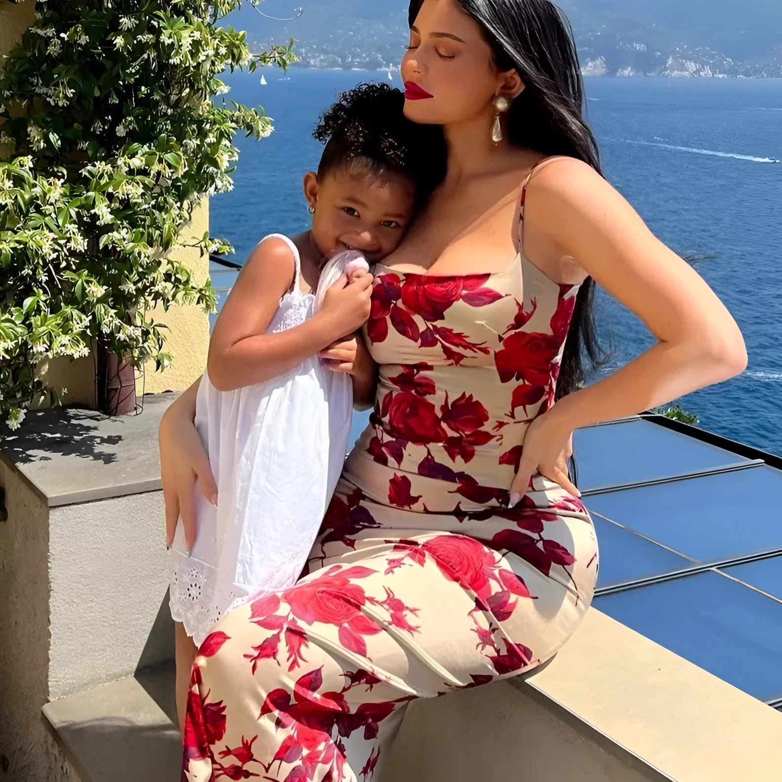 Elegant Red Floral Women's Jumpsuit for Summer Beachwear
 - ModishWorld