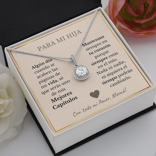 Silver Necklace with Personalized Spanish Inscription: A Gift for your Daughter
 - ModishWorld